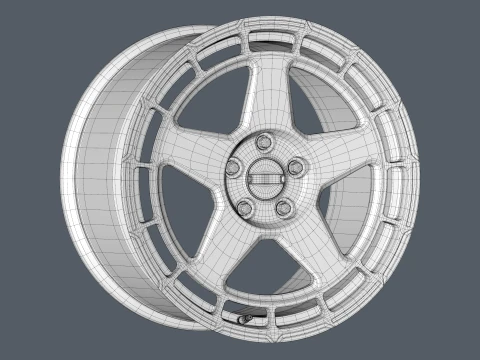 FORGED WHEEL V9 3D Model