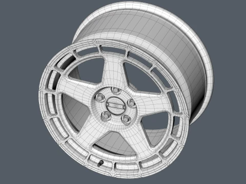 FORGED WHEEL V9 3D Model