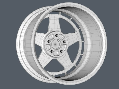 FORGED WHEEL V9 3D Model