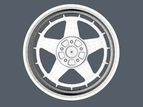 FORGED WHEEL V9 3D Model