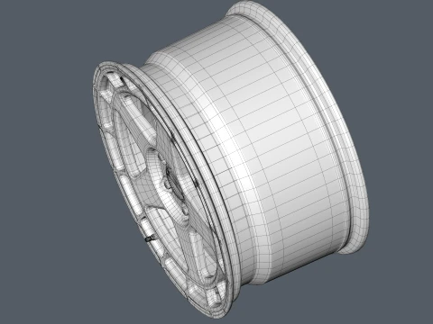 FORGED WHEEL V9 3D Model