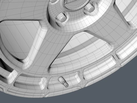 FORGED WHEEL V9 3D Model