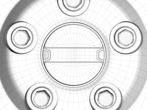 FORGED WHEEL V9 3D Model