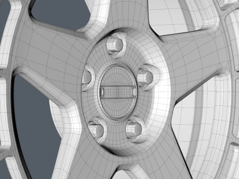 FORGED WHEEL V9 3D Model
