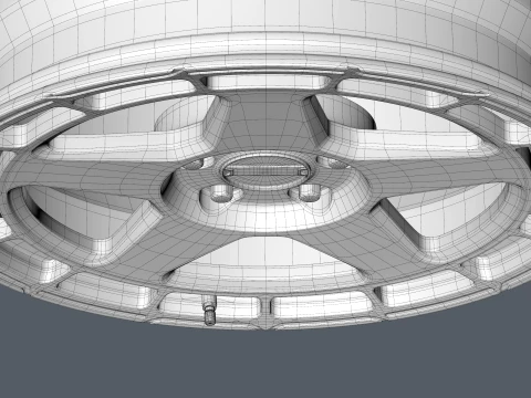 FORGED WHEEL V9 3D Model