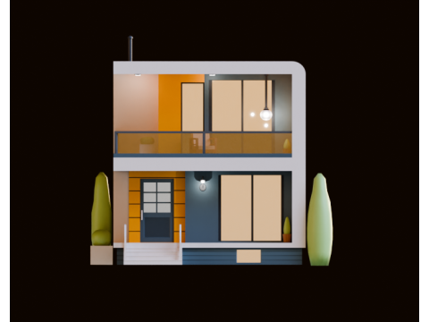 MINIMA House 3D मॉडल
