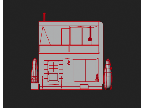 MINIMA House 3D मॉडल