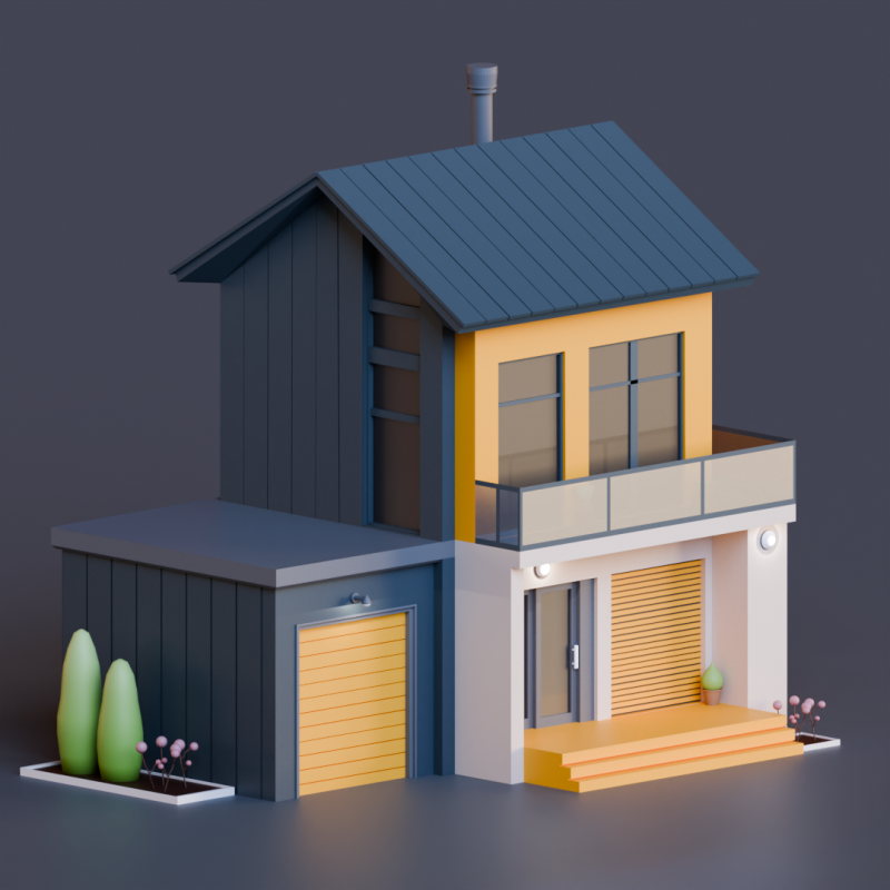 Hush House Model 3D .c4d .max .obj .3ds .fbx .stl .blend 