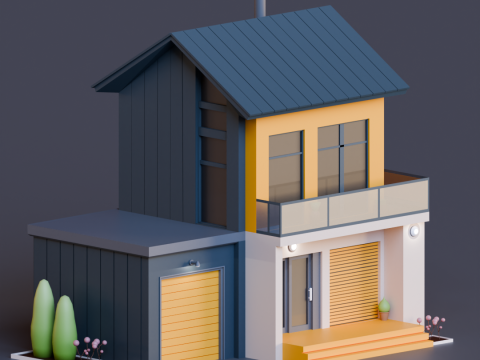 Hush House 3D Model