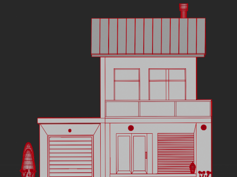 Hush House Model 3D