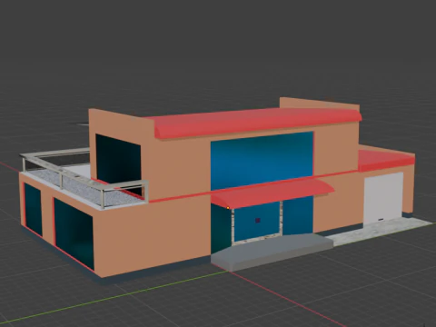 casa Modelo 3D