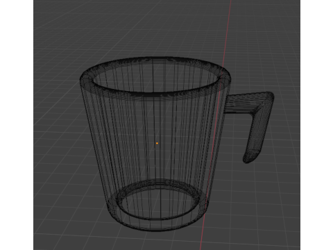 A COFE CUP 3D 模型