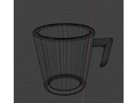 A COFE CUP 3D Model