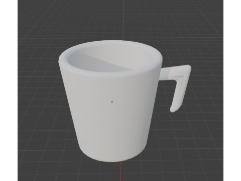 A COFE CUP 3D 模型