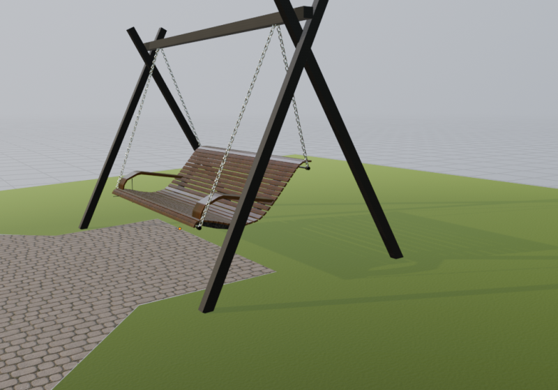 SWING 3D-Modell .c4d .max .obj .3ds .fbx .stl .blend 