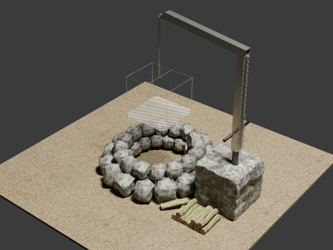 Barbecue Model 3D