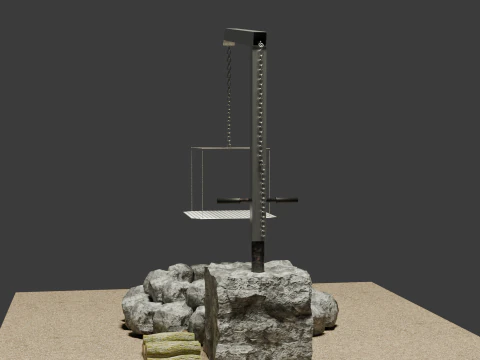 Barbecue 3D Model