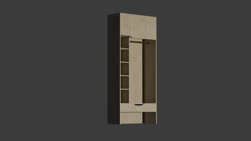 Wardrobe Modello 3D .c4d .max .obj .3ds .fbx .stl .blend 