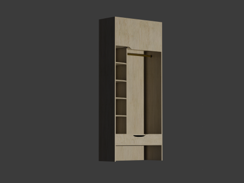 Wardrobe Modello 3D