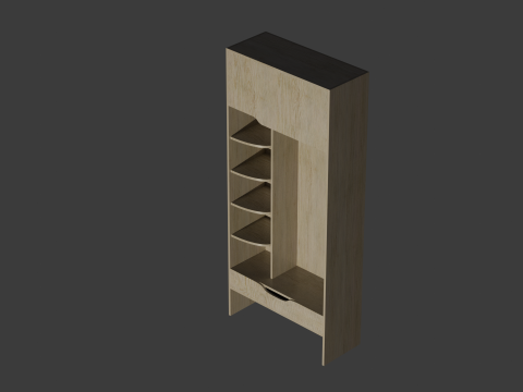 Wardrobe Modello 3D