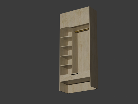 Wardrobe Modello 3D