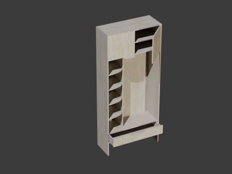 Wardrobe Modello 3D
