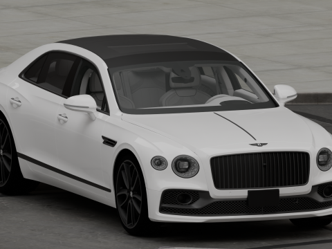 2024 Bentley Flying Spur W12 3Dモデル