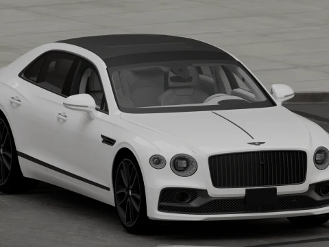 2024 Bentley Flying Spur W12 3D Model