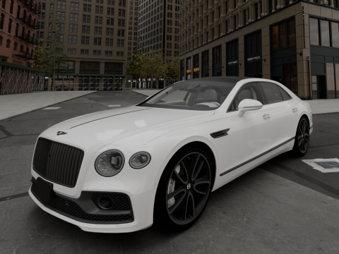 2024 Bentley Flying Spur W12 3D Модель
