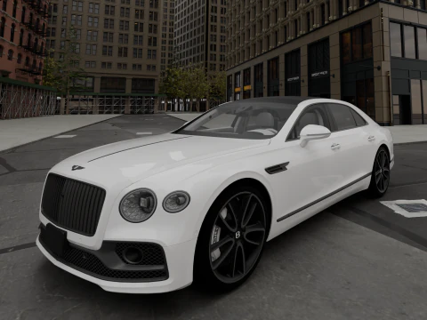 2024 Bentley Flying Spur W12 3D Model