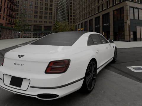 2024 Bentley Flying Spur W12 3D Model