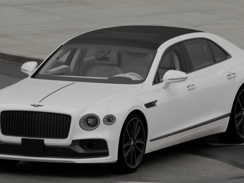 2024 Bentley Flying Spur W12 3D Модель