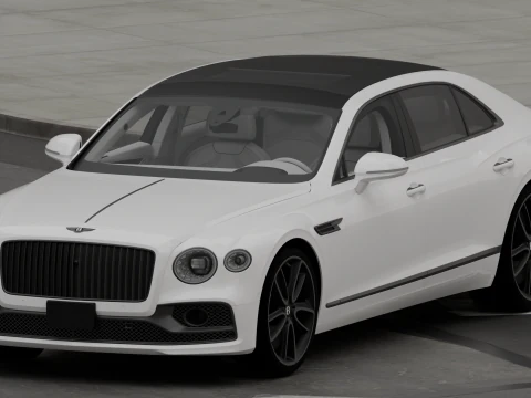 2024 Bentley Flying Spur W12 3D Model