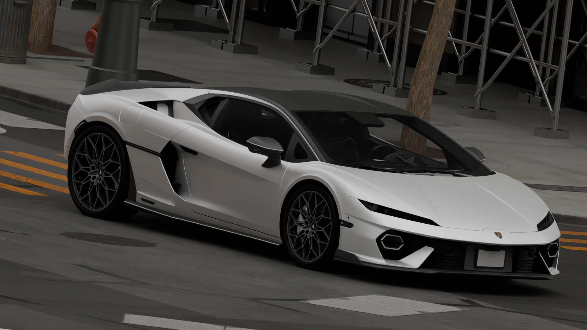 Luxury Car Temerario 3D Model .c4d .max .obj .3ds .fbx .stl .blend
