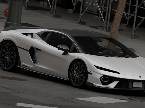 Luxury Car Temerario 3D Модель