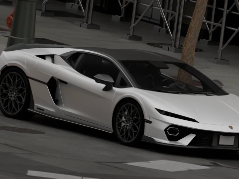 Luxury Car Temerario 3D Model