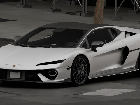 Luxury Car Temerario Modello 3D
