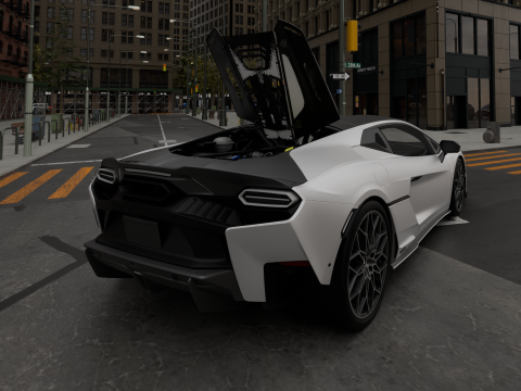 Luxury Car Temerario Modello 3D