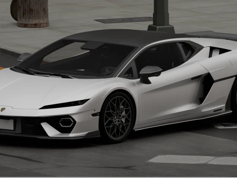 Luxury Car Temerario 3D Model
