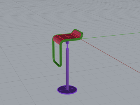 Bar stool 3D 모델