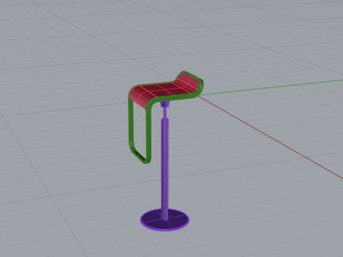 Bar stool 3D Model