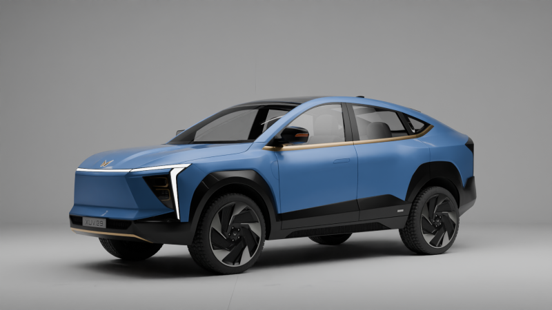Mahindra XEV 9e Electric Car 3D मॉडल .c4d .max .obj .3ds .fbx .stl .blend