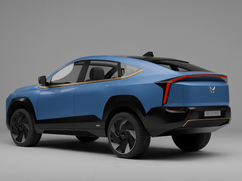 Mahindra XEV 9e Electric Car 3D मॉडल