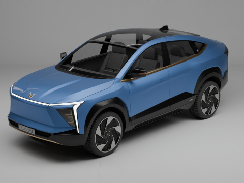 Mahindra XEV 9e Electric Car 3D मॉडल