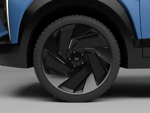 Mahindra XEV 9e Electric Car 3D Model
