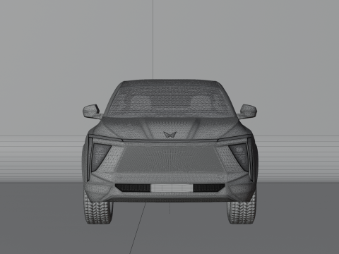 Mahindra XEV 9e Electric Car 3D मॉडल