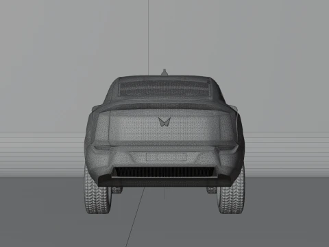 Mahindra XEV 9e Electric Car 3D Model