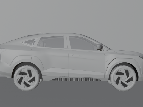 Mahindra XEV 9e Electric Car 3D मॉडल