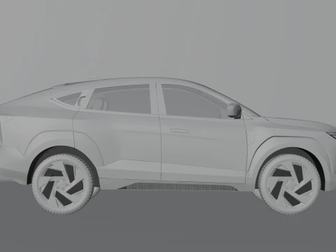 Mahindra XEV 9e Electric Car 3D Model
