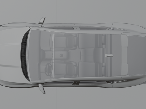 Mahindra XEV 9e Electric Car 3D मॉडल